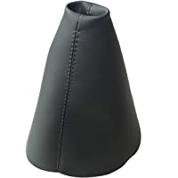 AERZETIX: Funda para palanca de cambios de piel sintética con costuras de colores variables (gris oscuro)